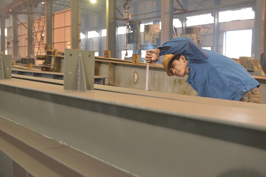 鋼結(jié)構(gòu)工程的質(zhì)量是全體盛大人的追求